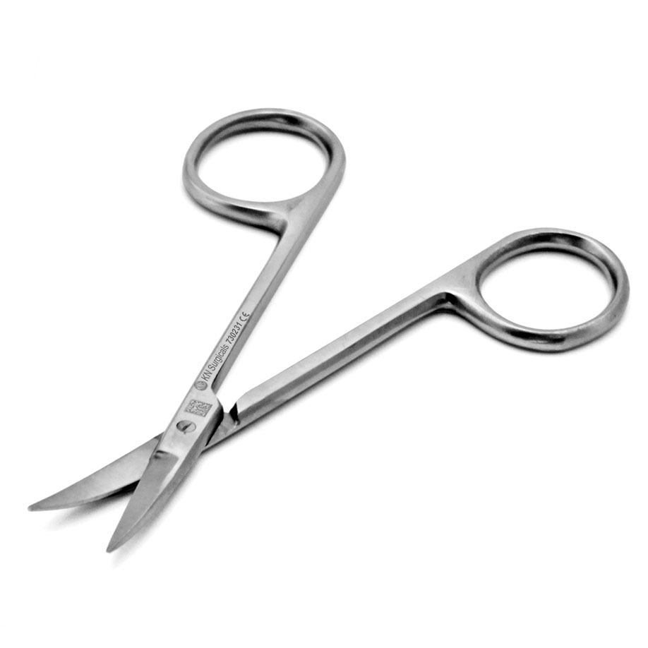 feine-chirurgische-schere-ratiomed-gebogen-spitz-spitz-115-cm-pack-=-1-anwendung