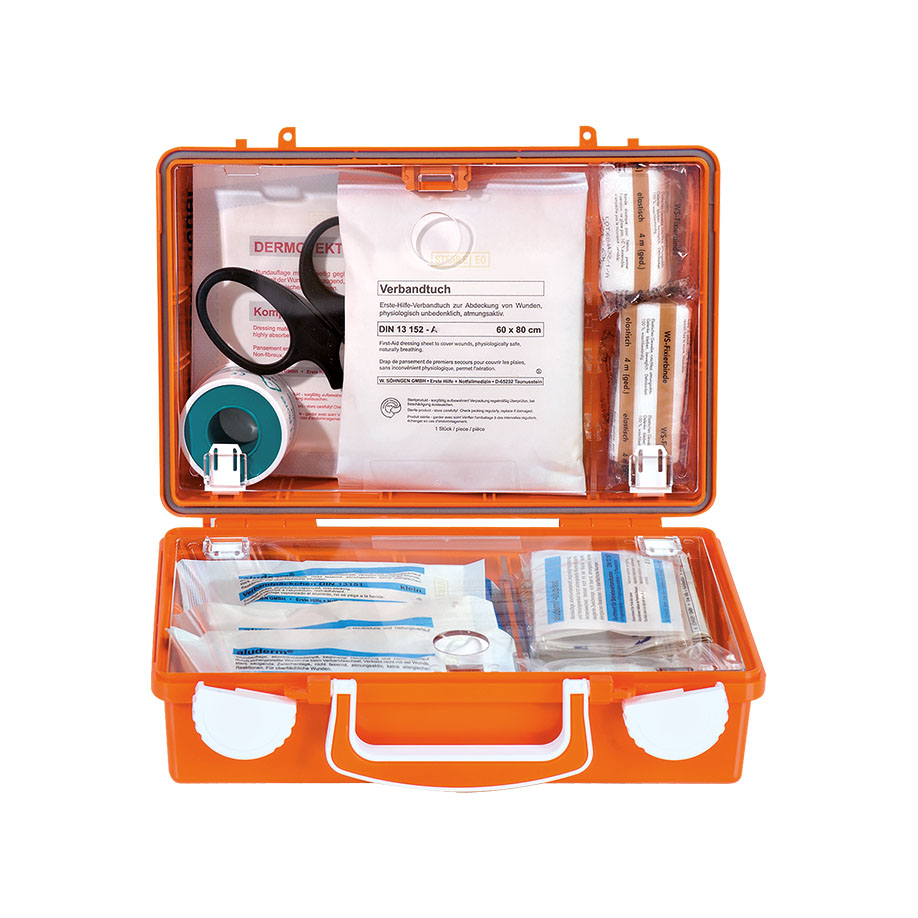 erste-hilfe-koffer-quick-cd-mit-fuellung-standard-din-13157-orange-mit-anwendung