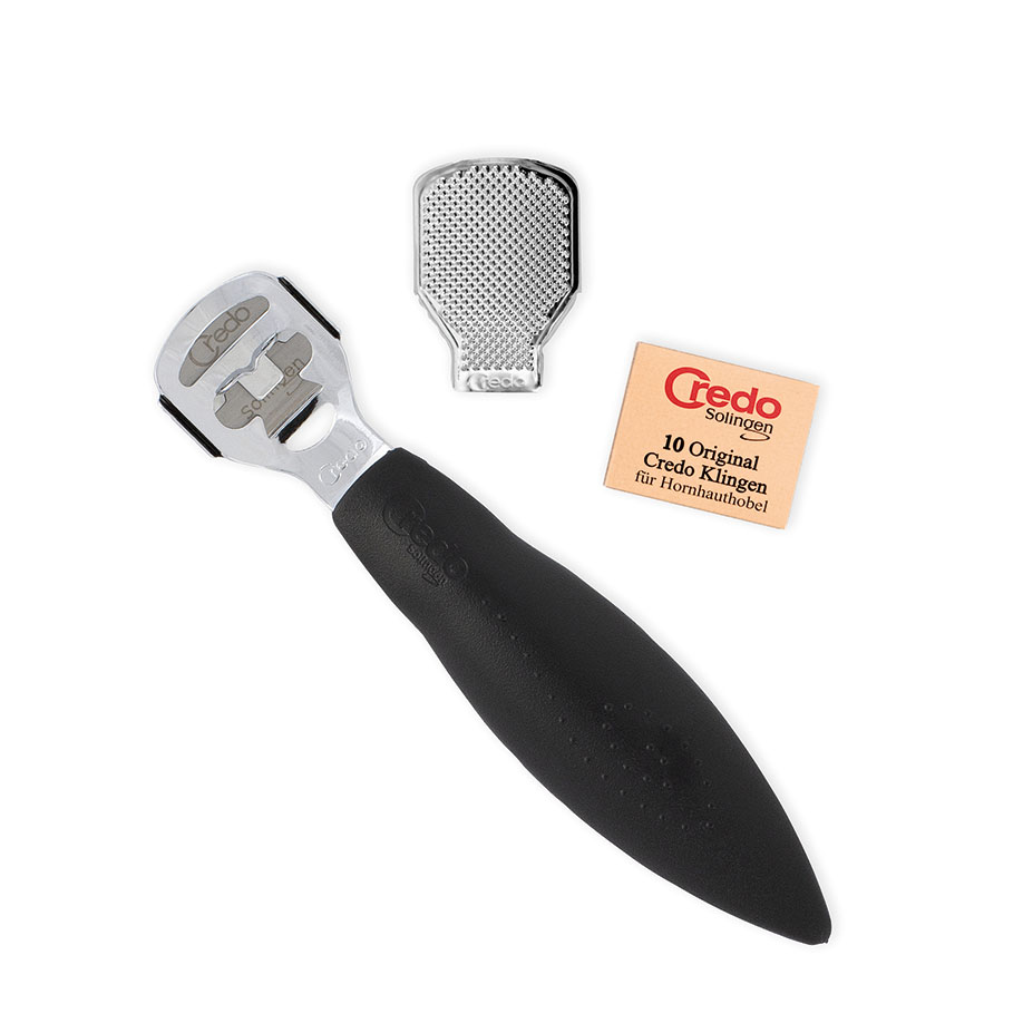 credo-hornhaut-laengshobel-mit-raspelclip-inkl.-10-klingen---blackline-anwendung