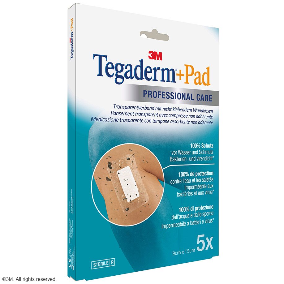 3m-tegaderm-+-pad-transparentverband-9-x-15-cm-5-stck.-#3589p#-anwendung