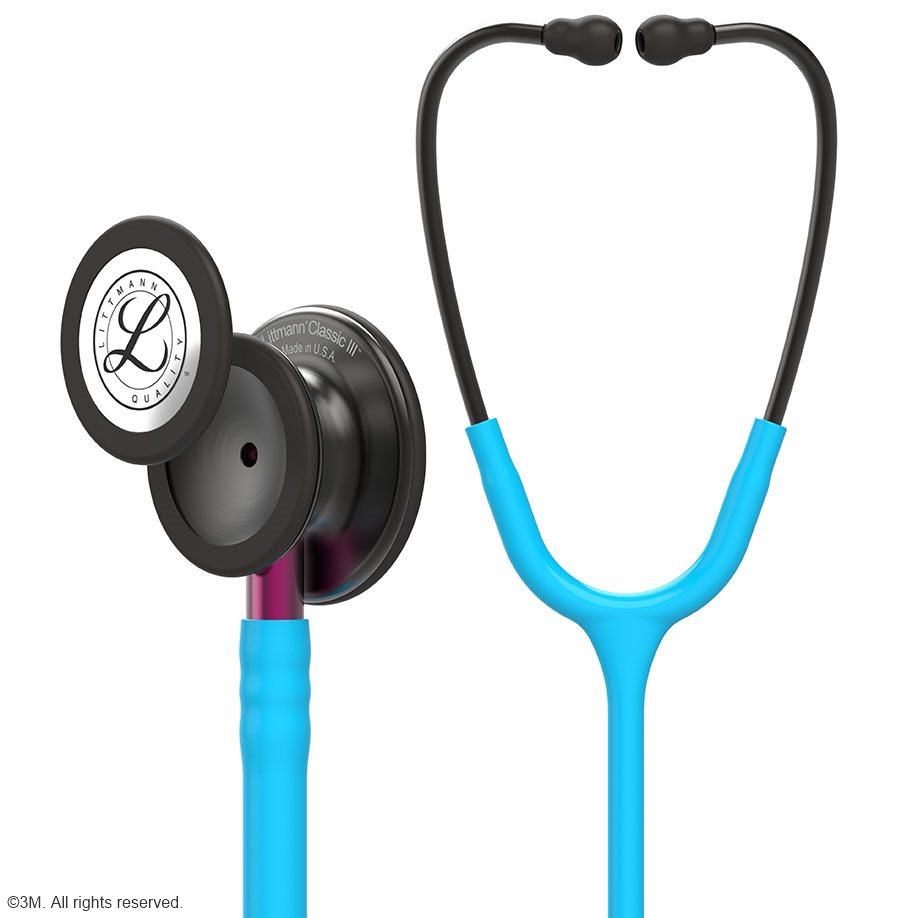 littmann-classic-iii-monitoring-stethoskop-smoke-edition-schlauch-tuer-anwendung