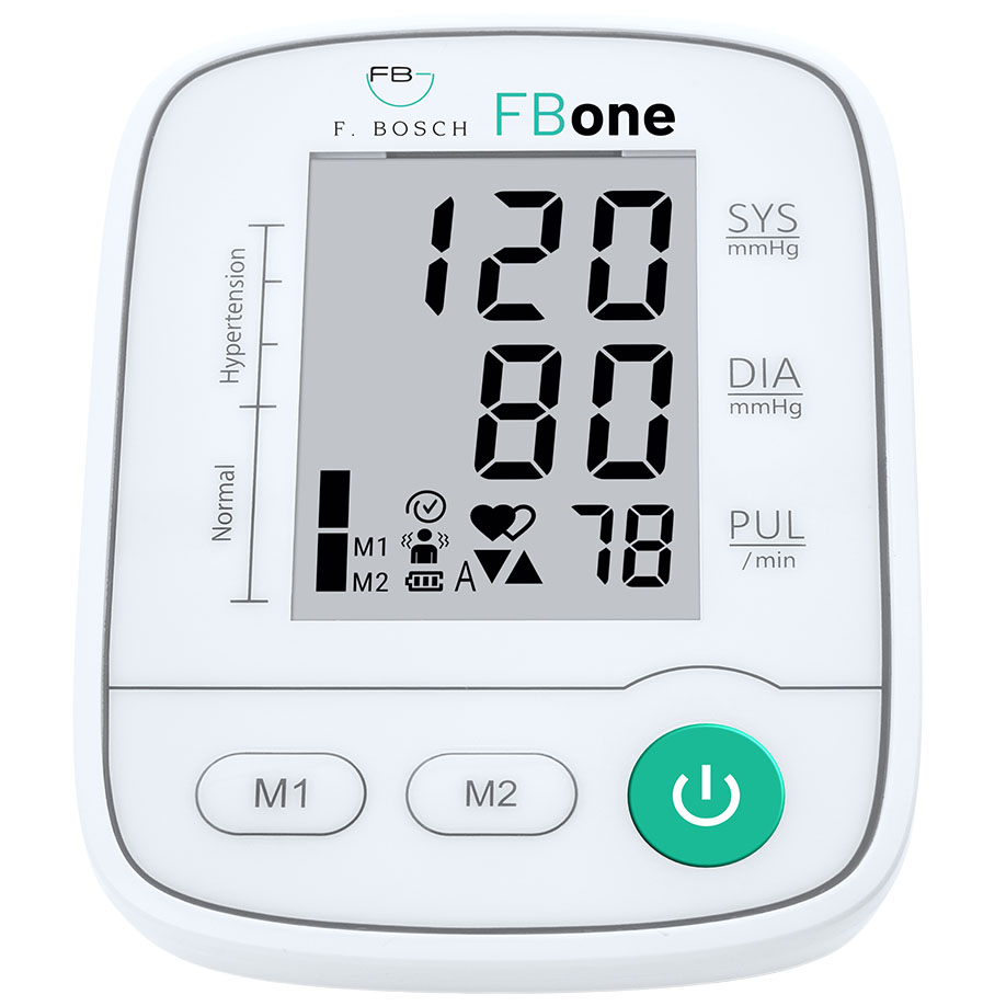 fbone-digitales-oberarm-blutdruckmessgeraet-anwendung