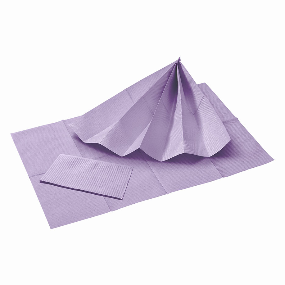 [U10082] Patientenservietten, lilac, 33 x 45 cm, 2-lagig (500 Stck.)
