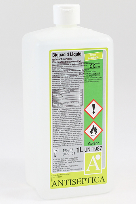 [U10114] Biguacid Liquid 1 Ltr. Flächenschnelldesinfektion