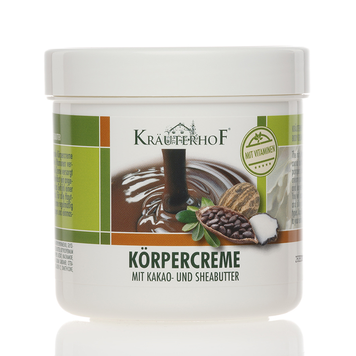 [U10150] KräuterhoF Körpercreme mit Kakao- und Sheabutter 250 ml