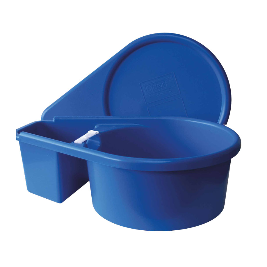 [U10285] Wanne für die Aufbereitung flexibler Endoskope, 17,5 Ltr. rund, mit Deckel