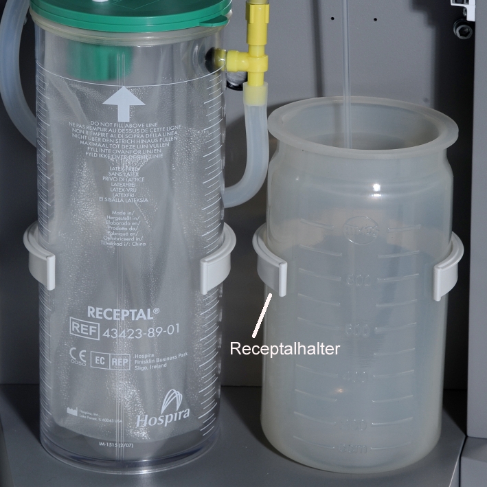 Receptalhalter intern 1,5 Ltr.