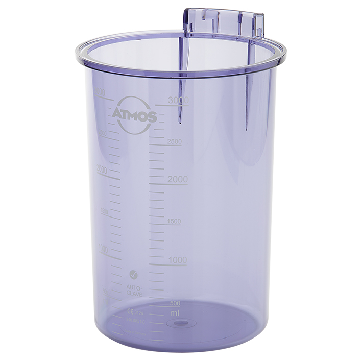 DDS-Sekretbehälter, Kunststoff, 3 Ltr. autoklavierbar
