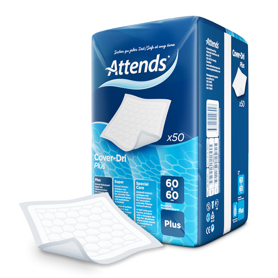 Attends Cover-Dri Plus 60 x 60 cm Krankenunterlagen (4 x 50 Stck.)