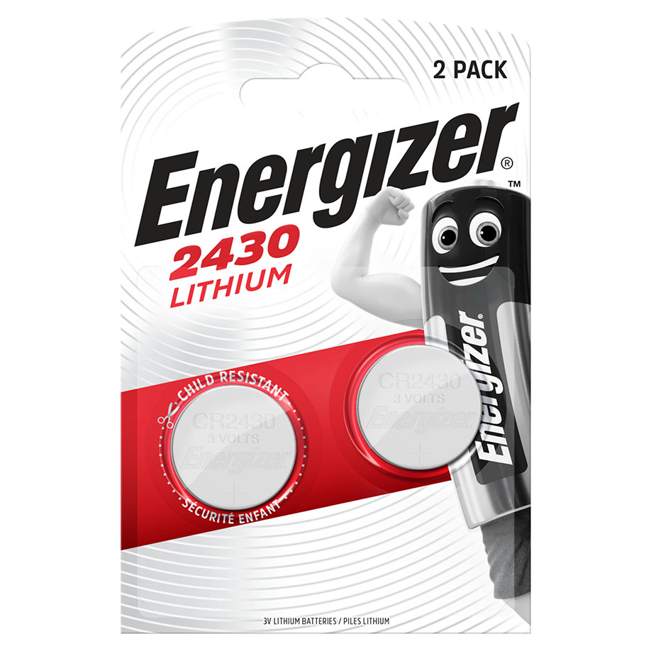 [U10561] Energizer Batterie Typ CR2430, 3 V (2er-Pack)