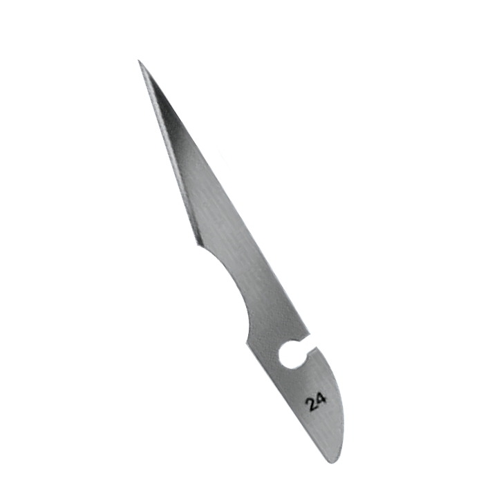 BAYHA Einmal-Skalpellklingen Fig. 24, unsteril VE =  1 Gros (12 Dtzd.)
