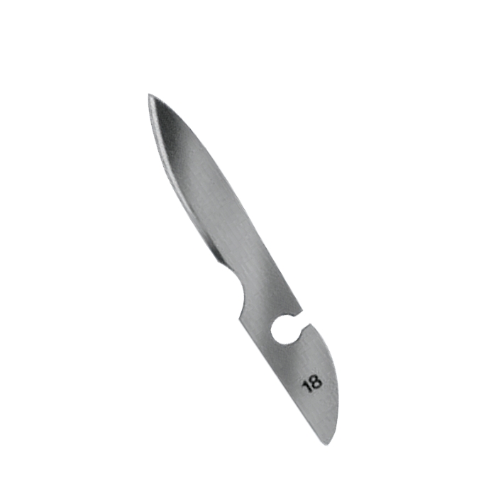 BAYHA Einmal-Skalpellklingen Fig. 18, steril VE =  1 Gros (12 Dtzd.)