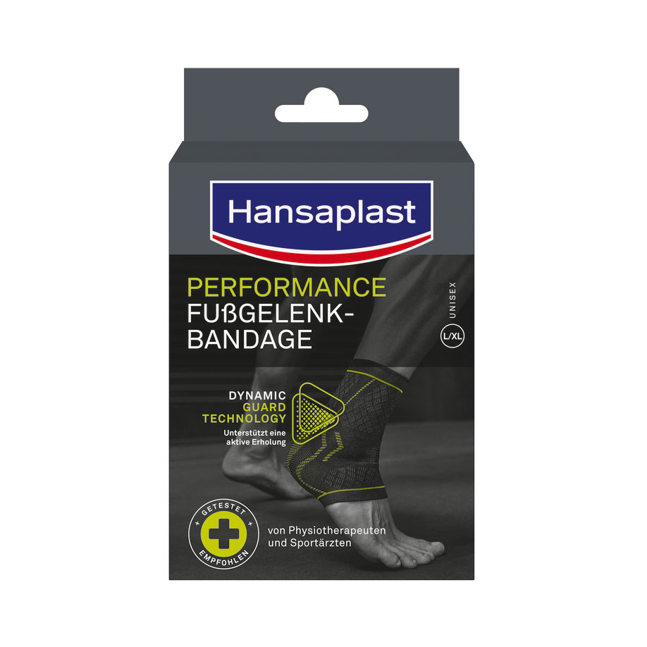 [U10662] Hansaplast Performance Fußgelenk- Bandage Gr. L/XL