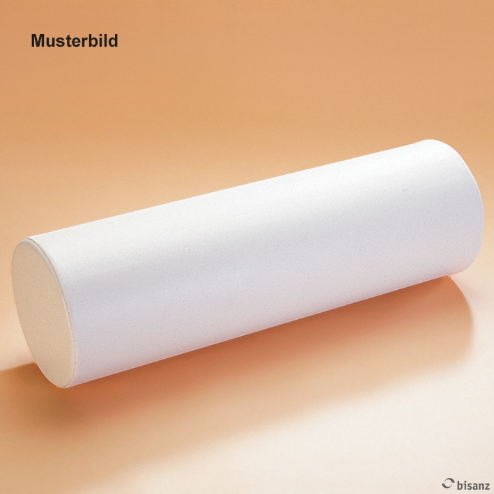 [U11101] Gymnastikrolle rund, weiß, phthalatfrei 40 x 15 cm Ø *Sonderanfertigung, keine Rückgabe!*
