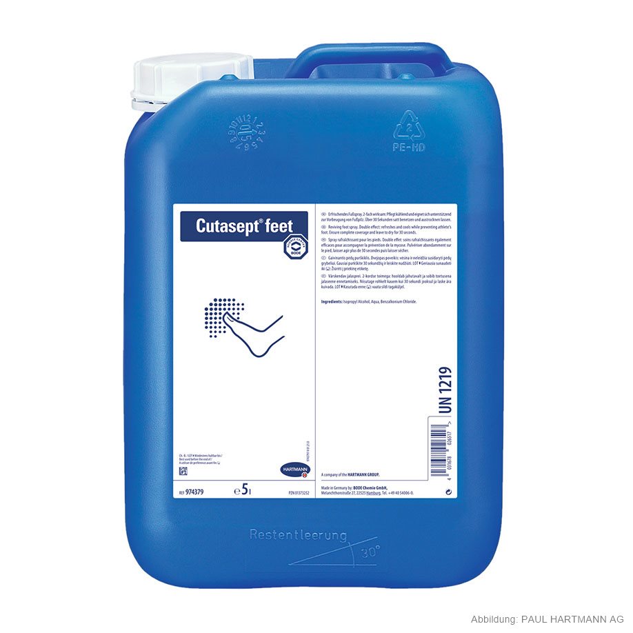[U11275] Cutasept feet 5 Ltr. Fußspray