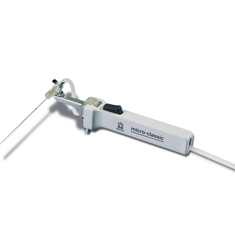 [U11418] micro-classic Pipettierhelfer, komplett mit 2 Ersatzschläuchen