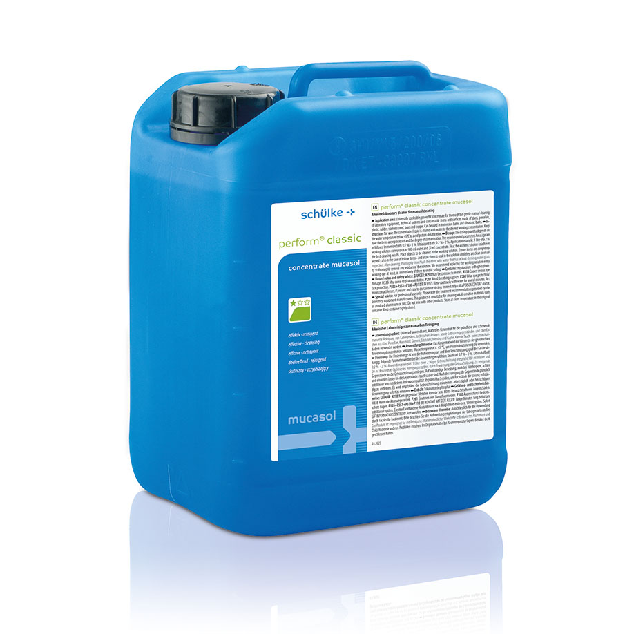 [U11454] perform classic concentrate mucasol 5 Ltr. Reiniger * nur für den professionellen Gebrauch *