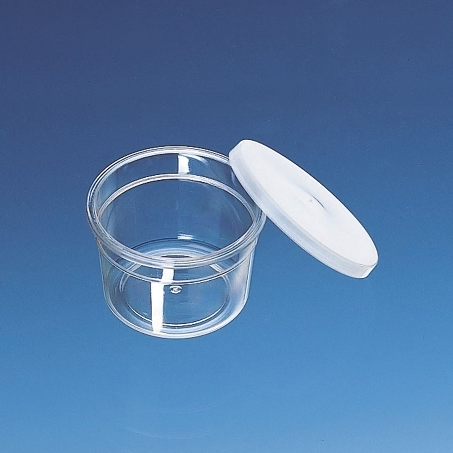 Dose, PS, mit Schnappdeckel, PE-LD, konische Form, ca. 25 ml – 1000 Stück