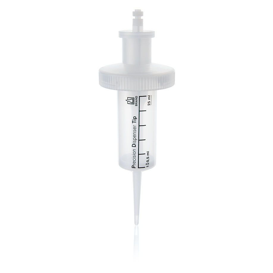 [U11514] PD-Tips II, lose, unsteril, 25 ml, Kolben PE-HD, Zylinder PP inkl. Adapter – 50 Stück