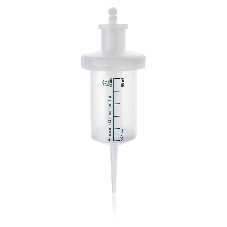 PD-Tips II, lose, unsteril, 50 ml, Kolben PE-HD, Zylinder PP inkl. Adapter – 25 Stück