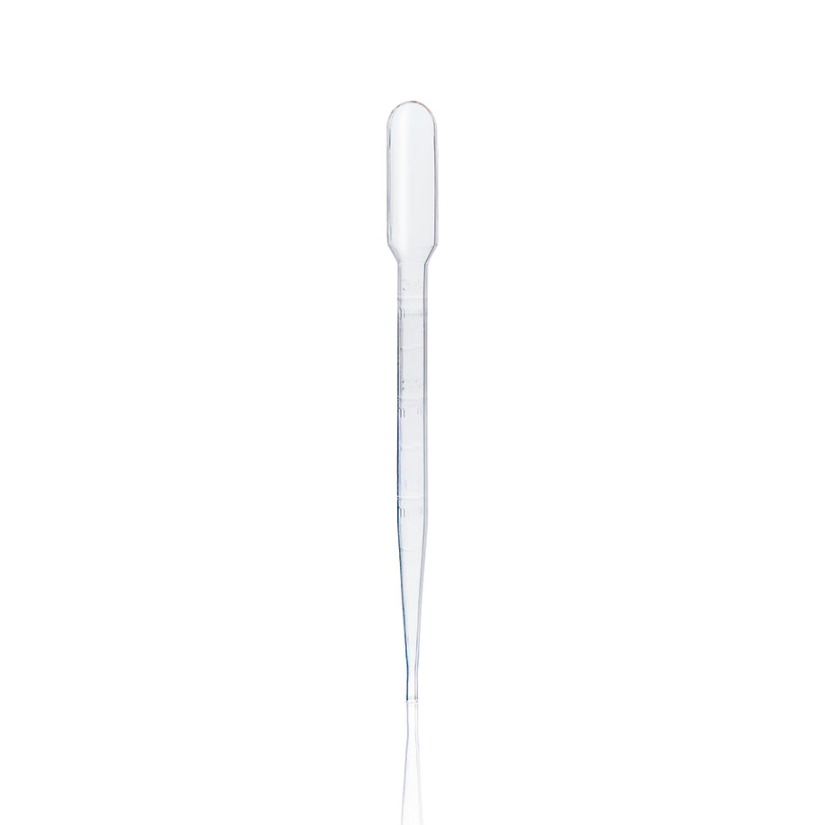 [U11547] Einmal-Pasteurpipette PE-LD graduiert 3 ml, Saugvolumen max. 6,2 ml – 500 Stück