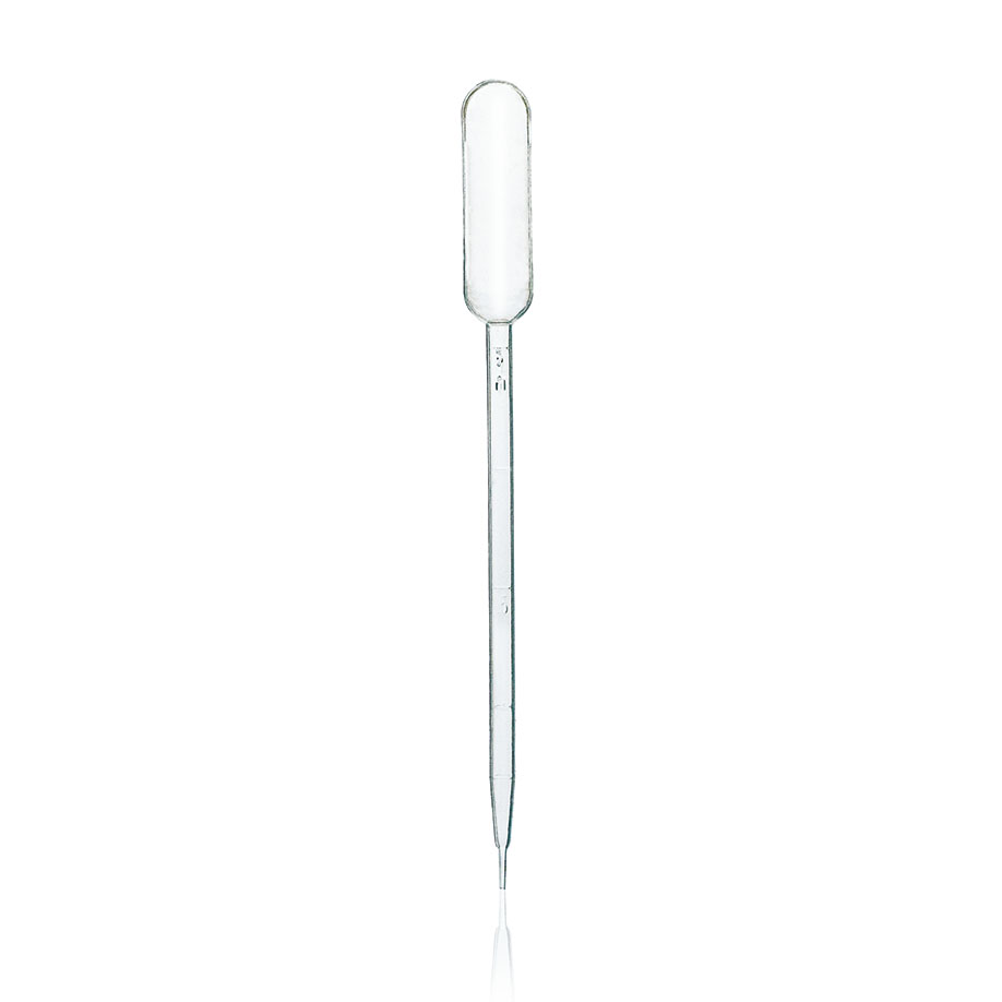 [U11550] Einmal-Pasteurpipette PE-LD graduiert 1/0,25 ml, Saugvolmen max. 5,5 ml – 500 Stück