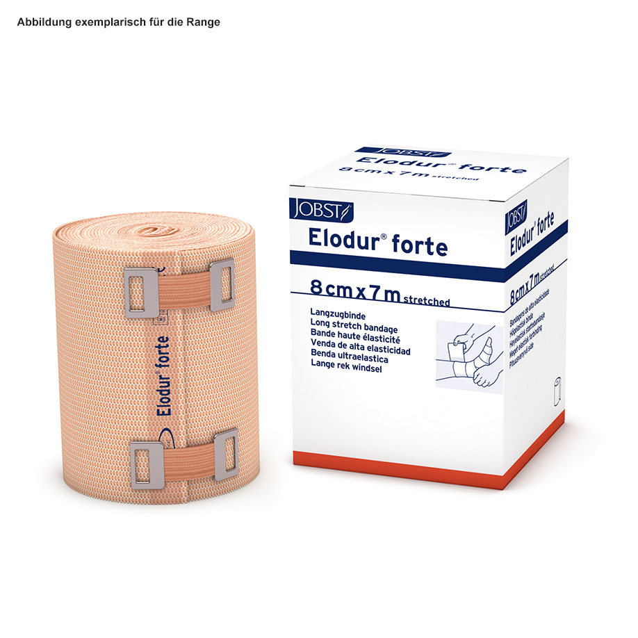 Elodur forte Stütz- und Entlastungsbinde, 7 m x 12 cm – 5 Binden