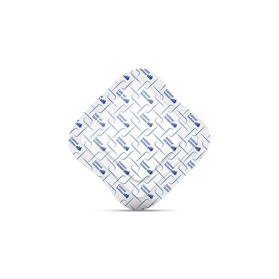 Cutimed Sorbion Border Wundverband 15 x 15 cm, steril (12 Stck.)