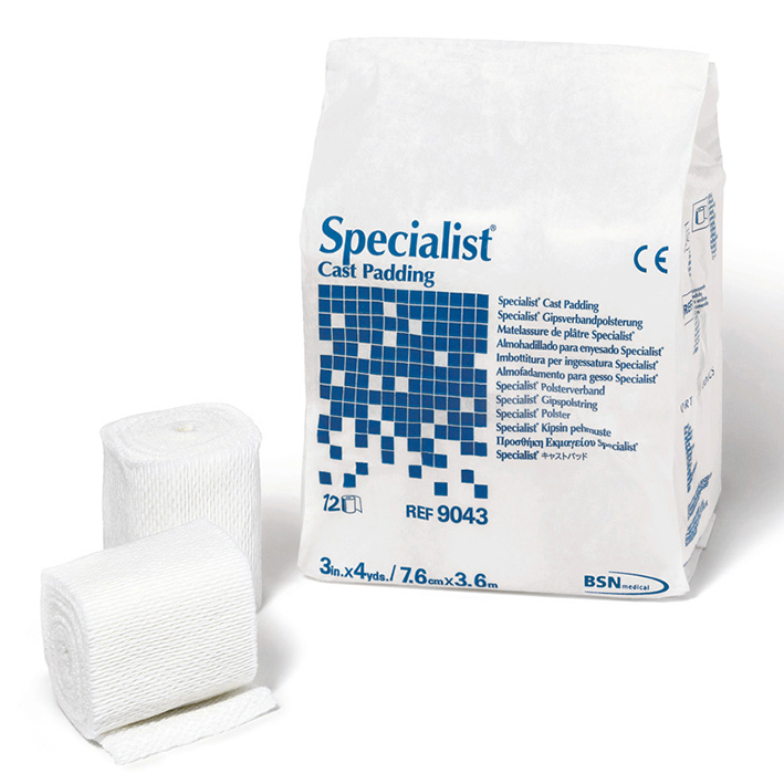 Specialist Polsterwatte, 3,6 m x 7,6 cm – 12 Binden