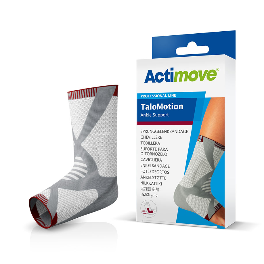 Actimove TaloMotion Sprunggelenkbandage rechts, Gr. M, anthrazit