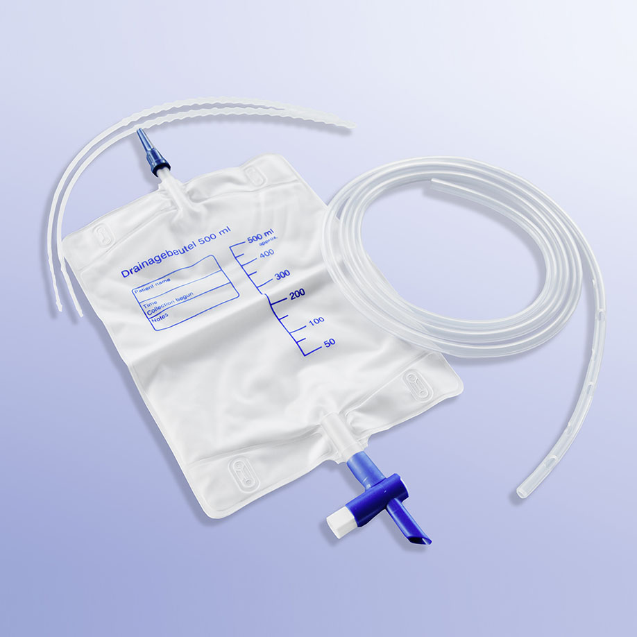 [U12733] Passiv-Drainage mit Softdrainage 150 cm CH 21 und Beutel (25 Stck.)