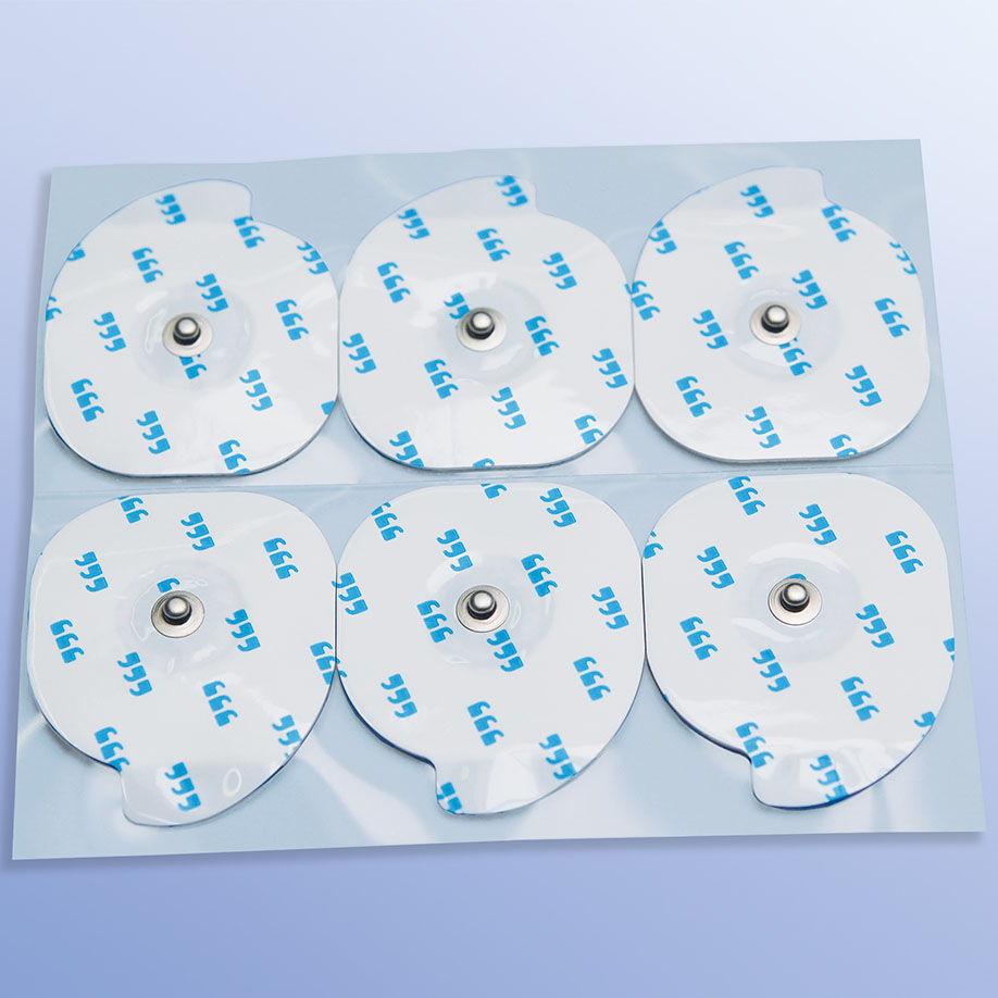 Einmal-EKG-Elektroden, oval, für Erwachene, Wet-Gel – 1200 Stück