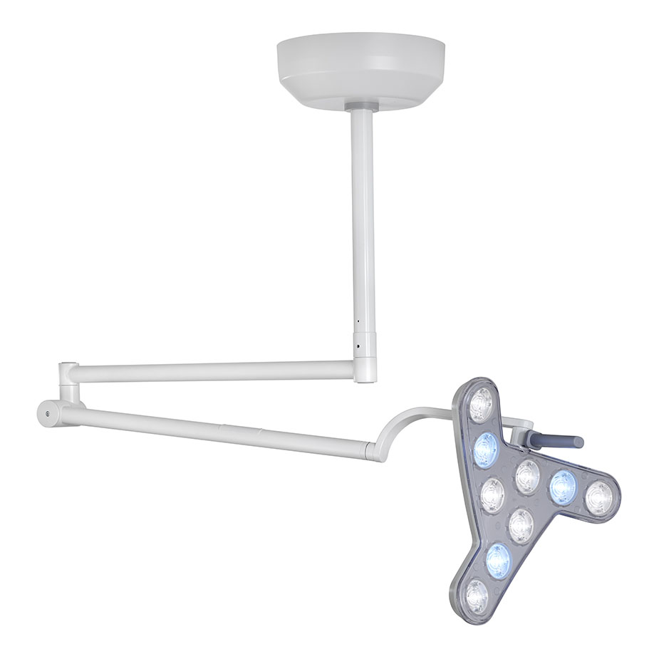 [U12816] LED-Behandlungsleuchte TRIANGO Fokus 130-3 C Deckenmodell