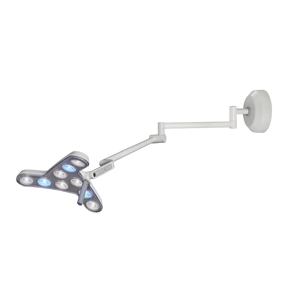 [U12817] LED-Behandlungsleuchte TRIANGO Fokus 130-3 W Wandmodell