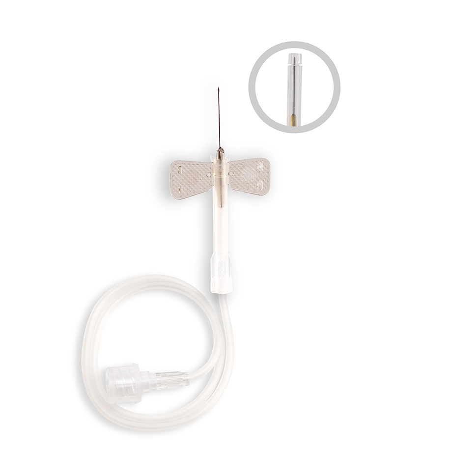[U12960] ECOFLO safety Perfusionsbestecke 27 G, 0,4 x 19 mm, grau (100 Stck.)