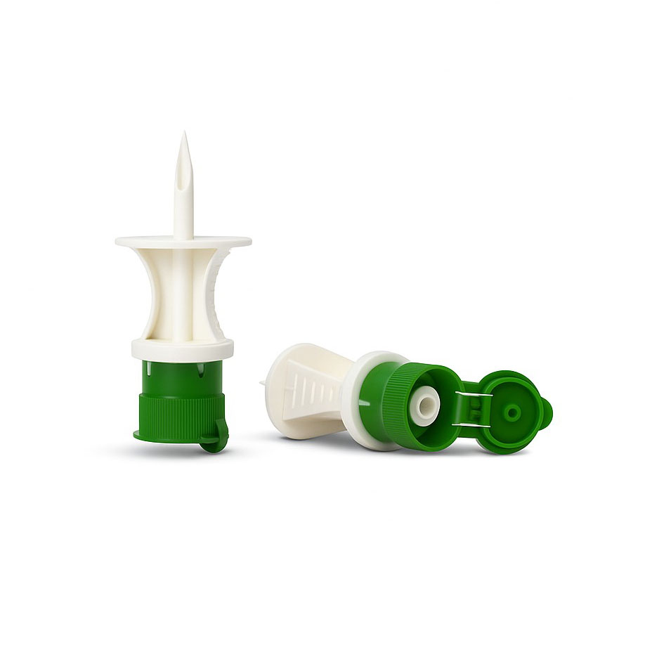 [U12976] DISPO-SPIKE Plus Entnahmekanülen LL grün (100 Stck.) mit hydrophoben Bakterienfilter 0,1 µm