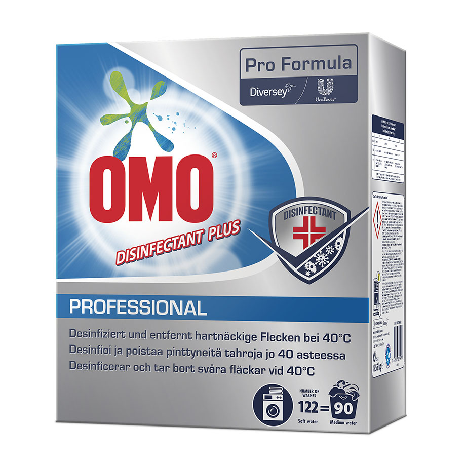 [U12978] Omo Disinfectant Plus Professional  8.55 kg, enzymatisch, phosphatfrei * nur für den professionellen Gebrauch *