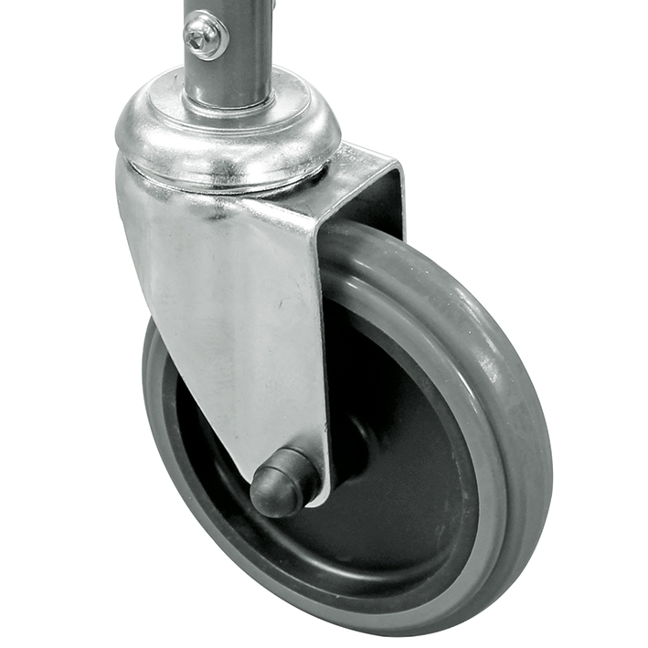 [U12983] Ersatzrad ohne Bremse für Toilettenstuhl DIZ 401001 / MEG 964400 (neue Ausführung)