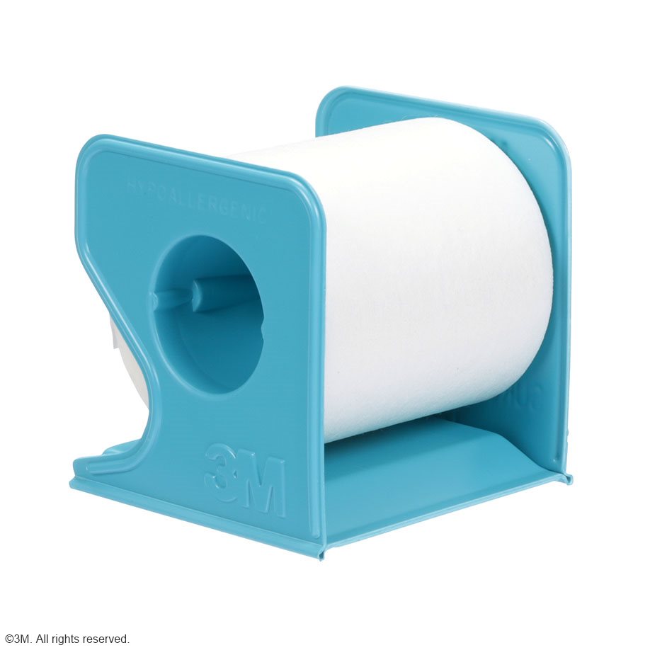 3M Micropore Vliespflaster weiß, 5 cm x 9,1 m (6 Stck.) mit Abroller
