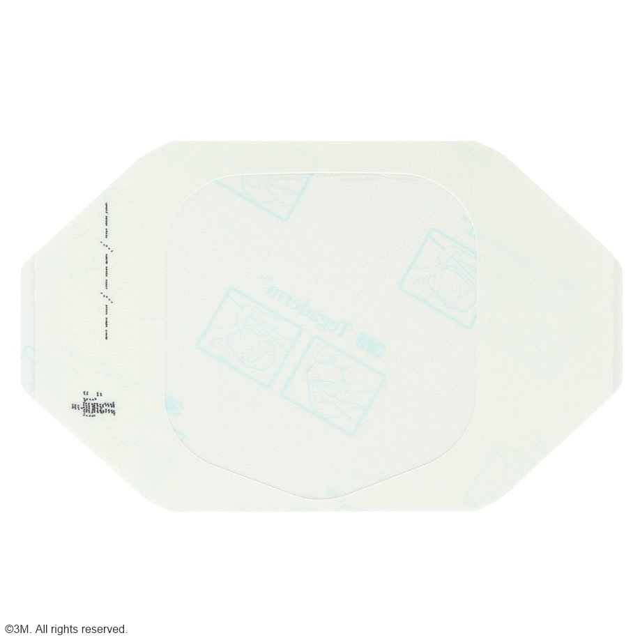 3M Tegaderm Film Transparentverband steril, 6 x 7 cm (100 Stck.) mit Dokumentationsstreifen