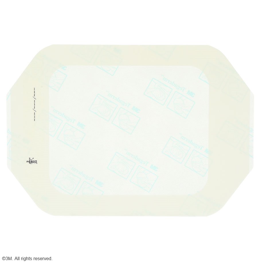 3M Tegaderm Film Transparentverband steril, 10 x 12 cm (50 Stck.) mit Dokumentationsstreifen
