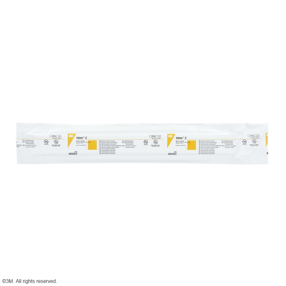 3M Ioban 2 Inzisionsfolien 70 x 45 cm Inzisionsfeld 60 x 45 cm – 4 Packungen, je 10 Stück