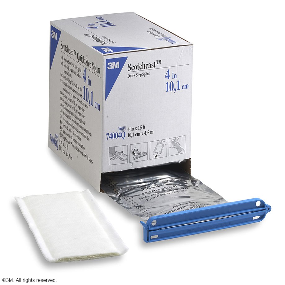 3M Scotchcast Quick Step Splint, 10,1 cm x 4,5 m (2 Stck.)