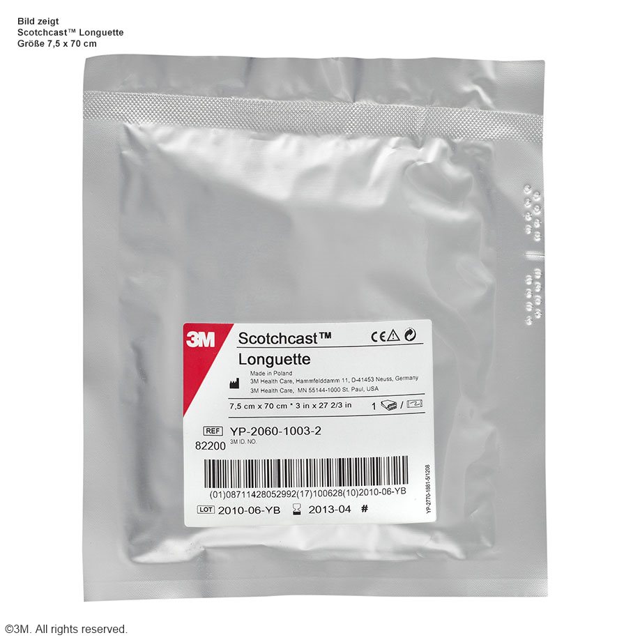 3M Scotchcast Longuetten dreilagig, 5 x 20 cm (10 Stck.)