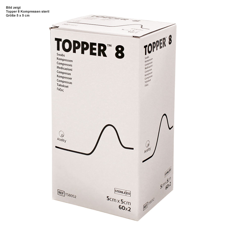 3M Topper 12 Kompressen steril, 10 x 20 cm (35 x 2 Stck.)
