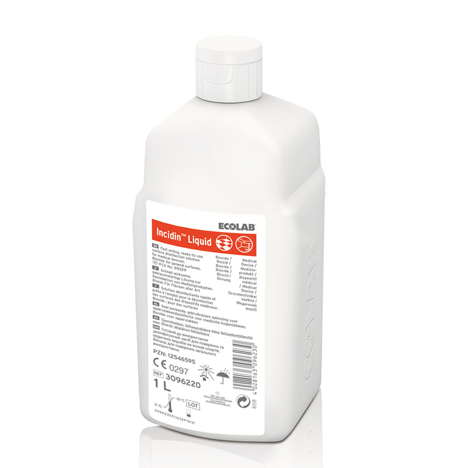 [U13509] Incidin Liquid 1 L Flächenschnelldesinfektion * nur für den professionellen Gebrauch *