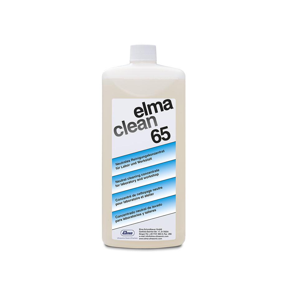 elma clean 65 Reinigungslösung 1 Ltr. für Labor und Werkstatt