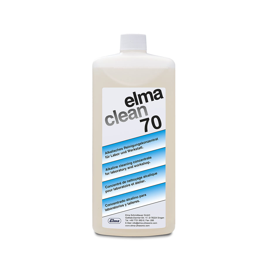 elma clean 70 Reinigungslösung 1 Ltr. für Labor und Werkstatt