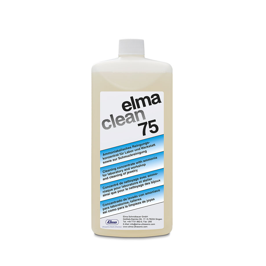 elma clean 75 Reinigungslösung 1 Ltr. für Labor und Werkstatt