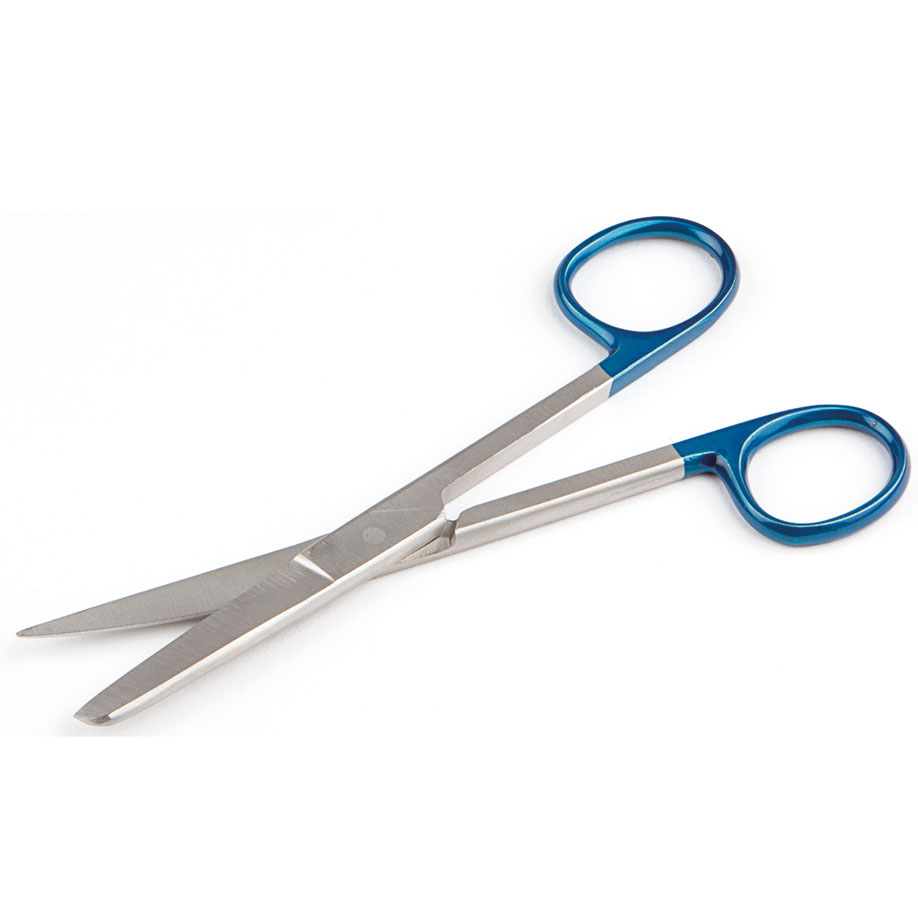 [U13736] chir. Scheren gerade, spitz/stumpf, 14,5 cm, zum Einmalgebrauch (25 Stck.)